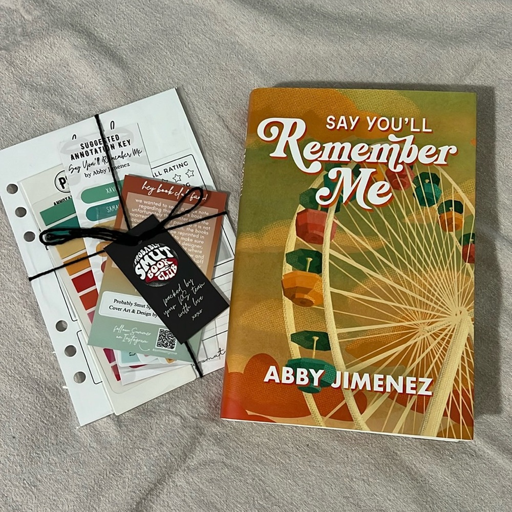 Say You'll Remember Me Book by Abby Jimenez